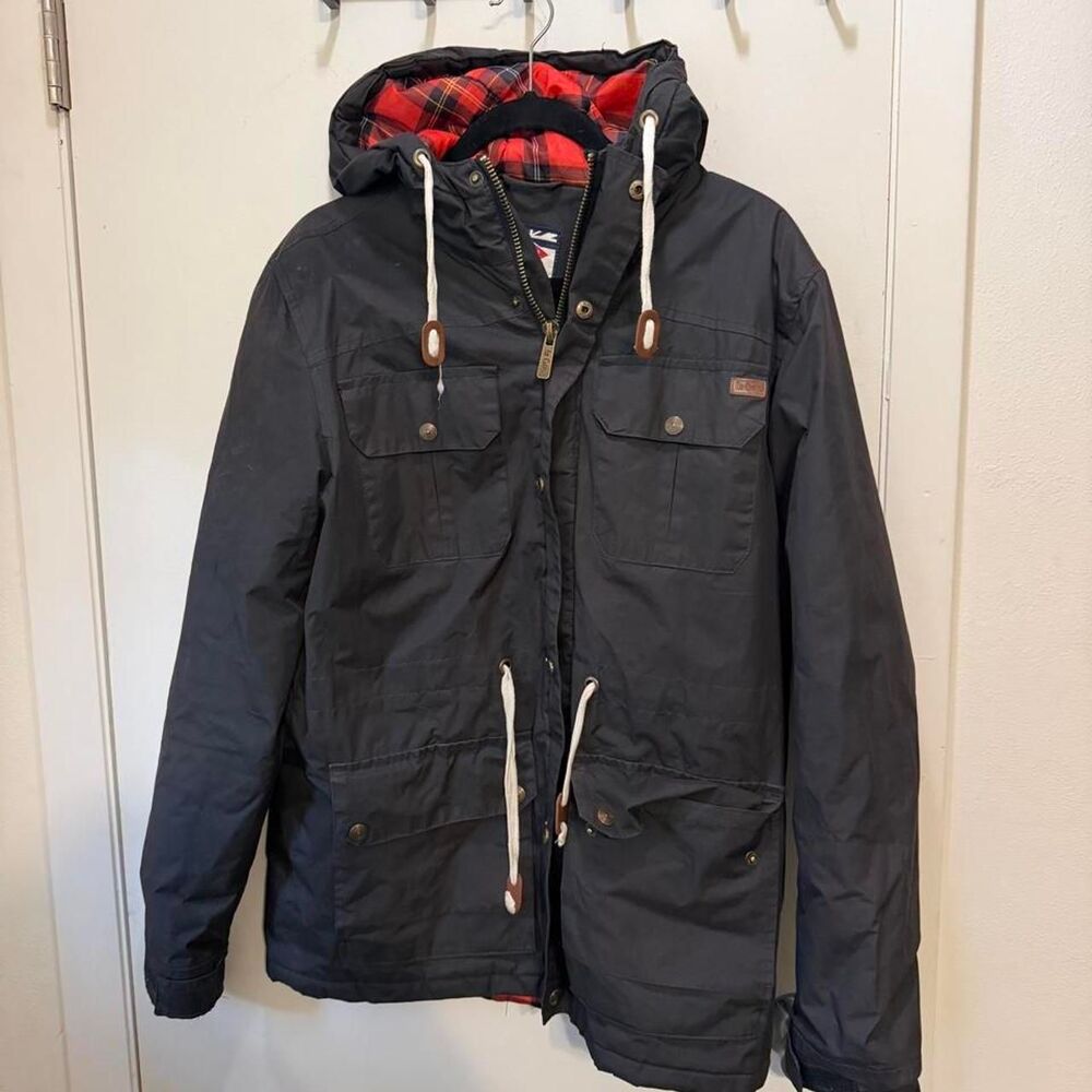 Lee-cooper Men's Black and Navy Jacket